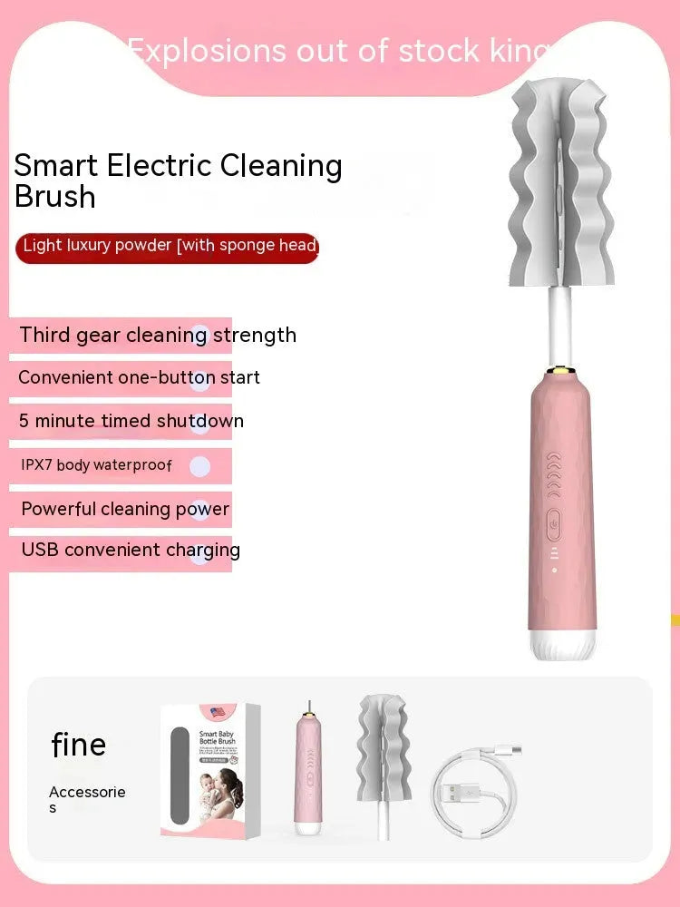 Electric Bottle Brush Sponge Claener - Bellarte Enchanté Electric Bottle Brush Sponge Claener